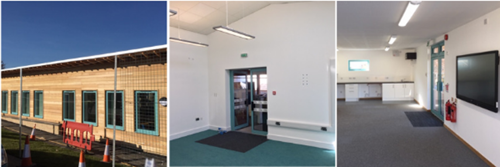 A photo of the refurbishments at Mickleton Primary School