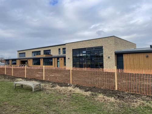 A photo of Warden Hill Primary school's exterior