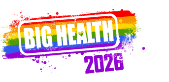 Big Health 2026 written over a rainbow paint splatter