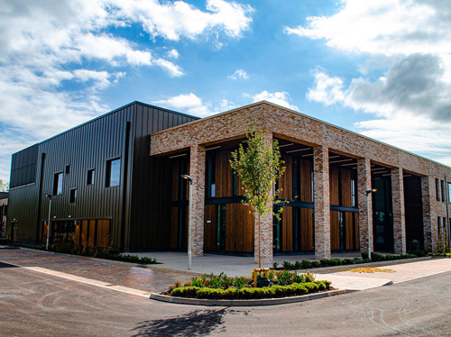 A photo of the High School, Leckhampton