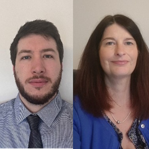 A photo of the first two dynamic keyworkers