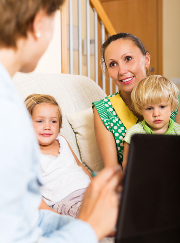 family chat to a professional