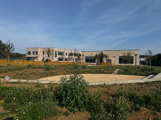 Current state of building at Gloucestershire Academy for Inspirational Learning (GAIL) in the sunshine