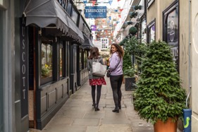 people walking in gloucester