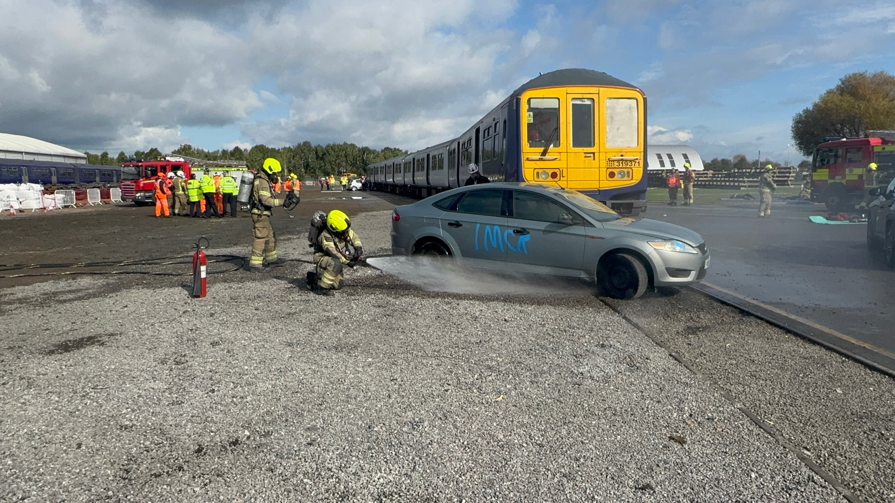 A Photo Of The Fire Exercise